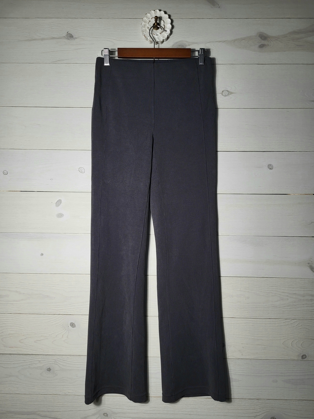 Lululemon Flared Legging Ribbed Knit Activewear Workout Loungewear Pants.